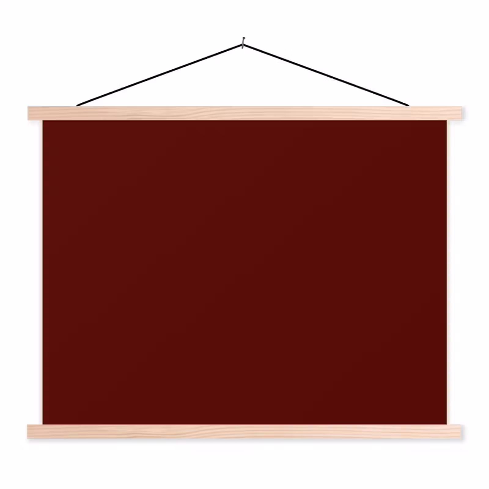 Schoolplaat - Burnt - Mahogany - Rood — 1