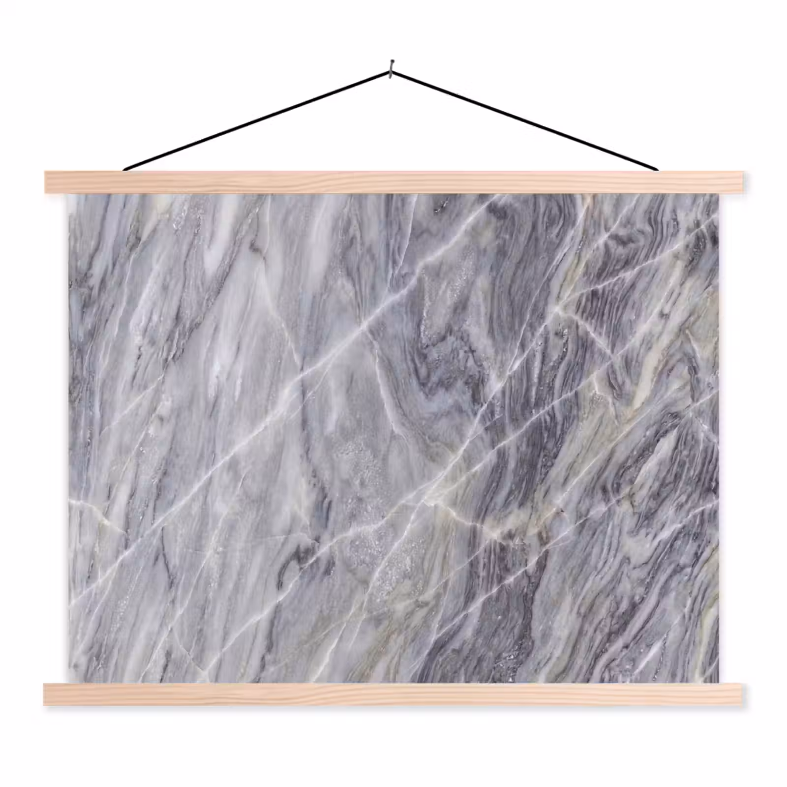 Schoolplaat - Marmer - Ader - Patroon - Abstract - Grijs — 1