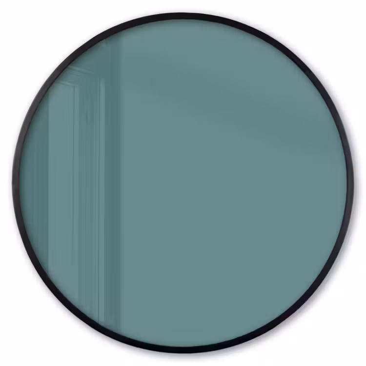 Ronde fotolijst - Serene - Teal - Blauw — 1