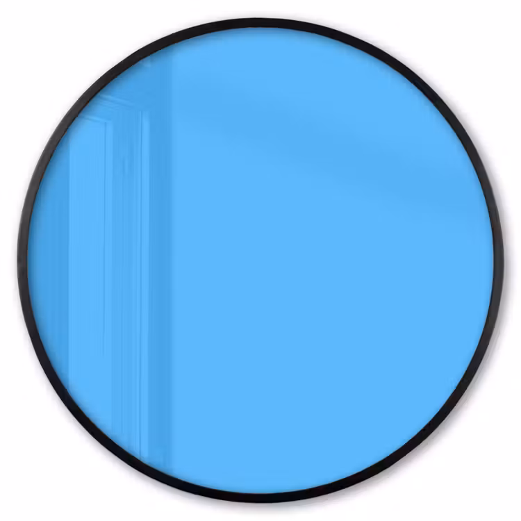 Ronde fotolijst - Sky - Blue - Blauw — 1