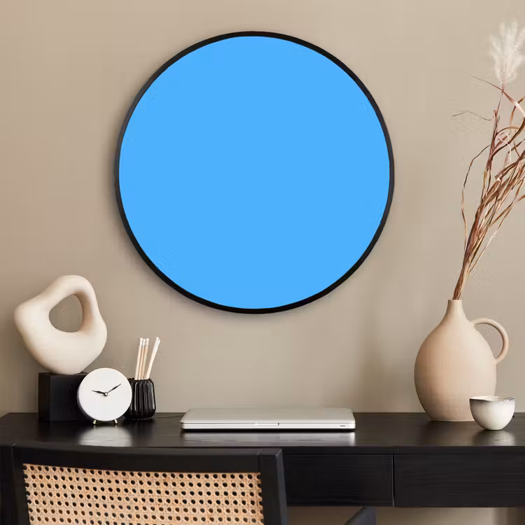 Ronde fotolijst - Sky - Blue - Blauw — 2