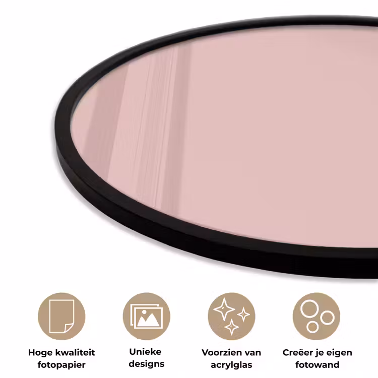 Ronde fotolijst - Soft - Blush - Roze — 5