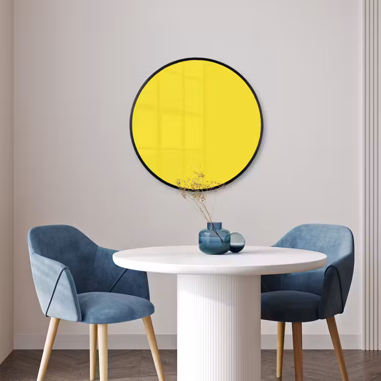Ronde fotolijst - Soft - Custard - Geel — 3