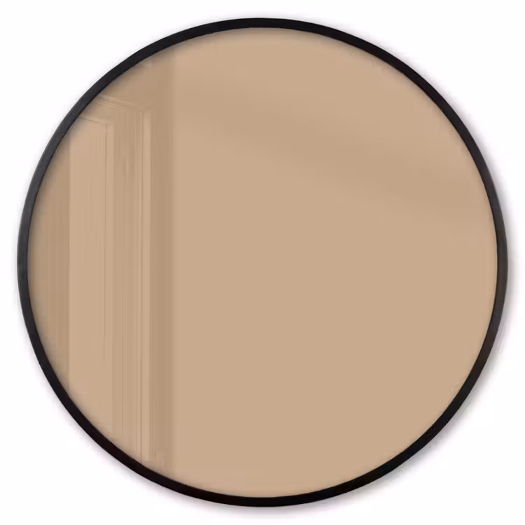Ronde fotolijst - Soft - Taupe - Bruin — 1