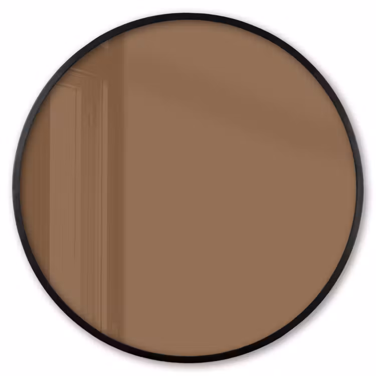 Ronde fotolijst - Soft - Walnut - Bruin — 1