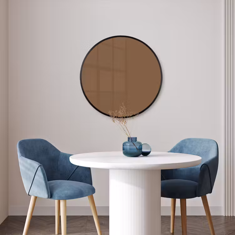 Ronde fotolijst - Soft - Walnut - Bruin — 3