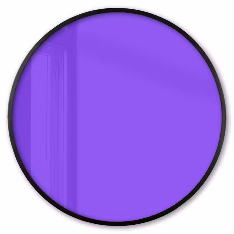 Ronde fotolijst - Vivid - Violet - Paars — 1