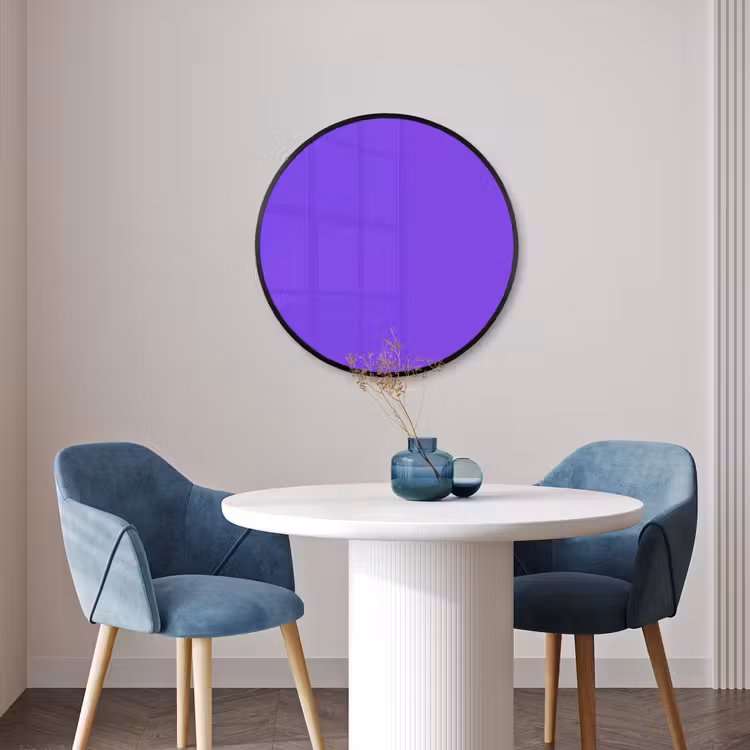 Ronde fotolijst - Vivid - Violet - Paars — 3