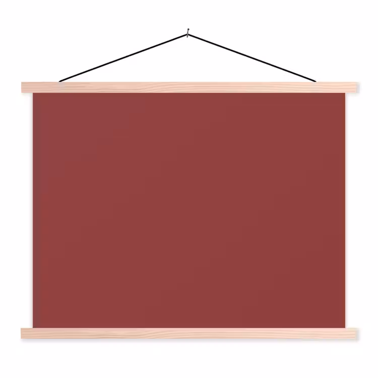 Schoolplaat - Barn - Antique - Rood — 1