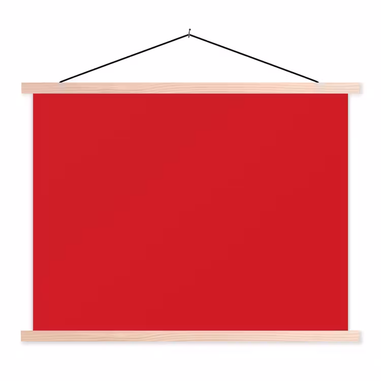 Schoolplaat - Crimson - Velvet - Rood — 1
