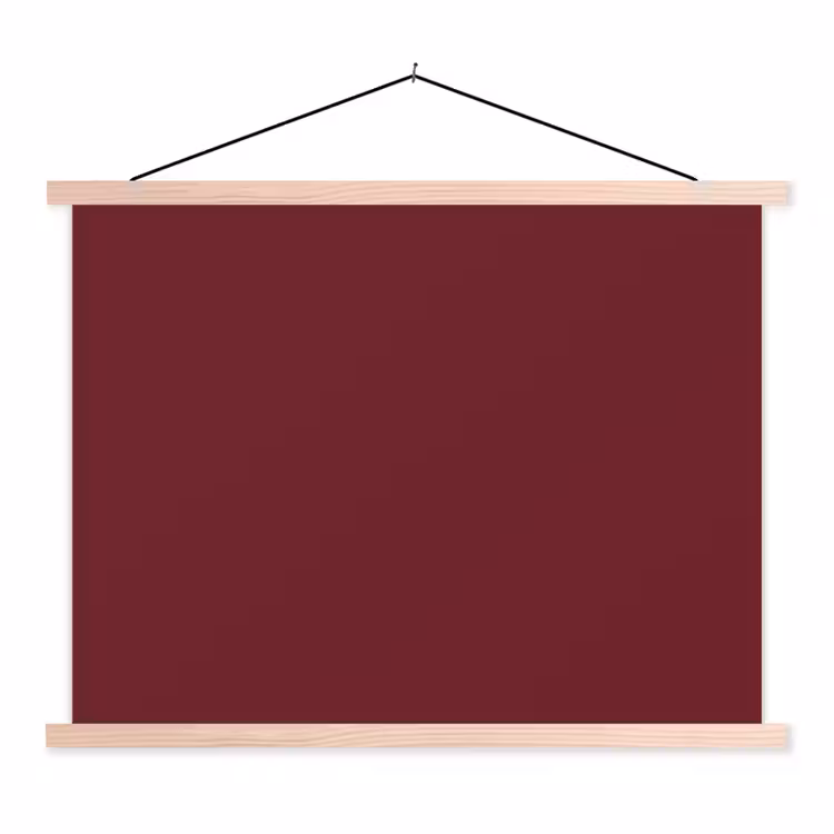 Schoolplaat - Dark - Garnet - Rood — 1
