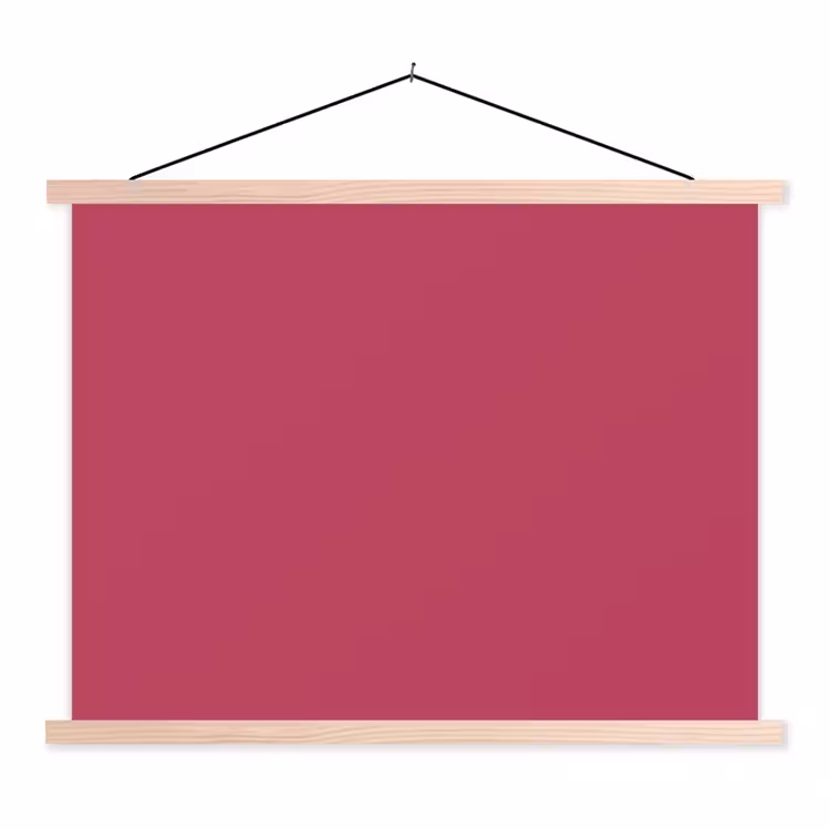 Schoolplaat - Deep - Berry - Rood — 1