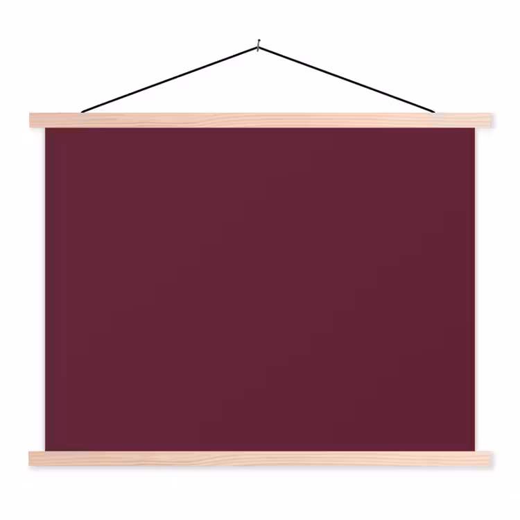 Schoolplaat - Deep - Plum - Paars — 1
