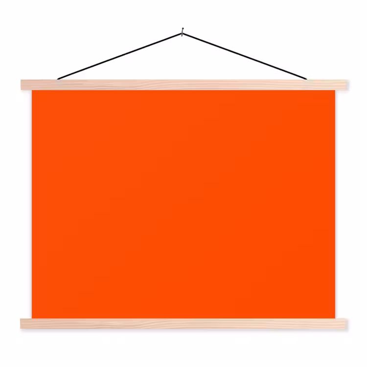 Schoolplaat - Fiery - Tangerine - Oranje — 1