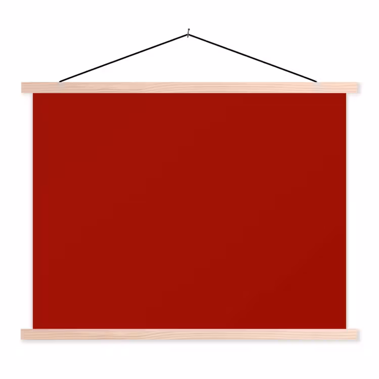 Schoolplaat - Oxblood - Maroon - Rood — 1