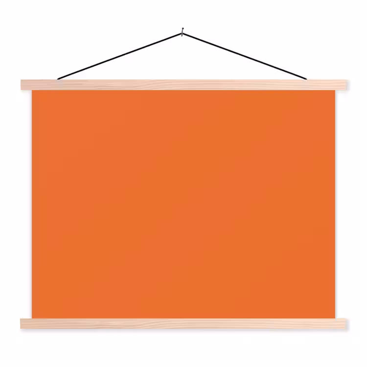 Schoolplaat - Burnt - Sienna - Oranje — 1