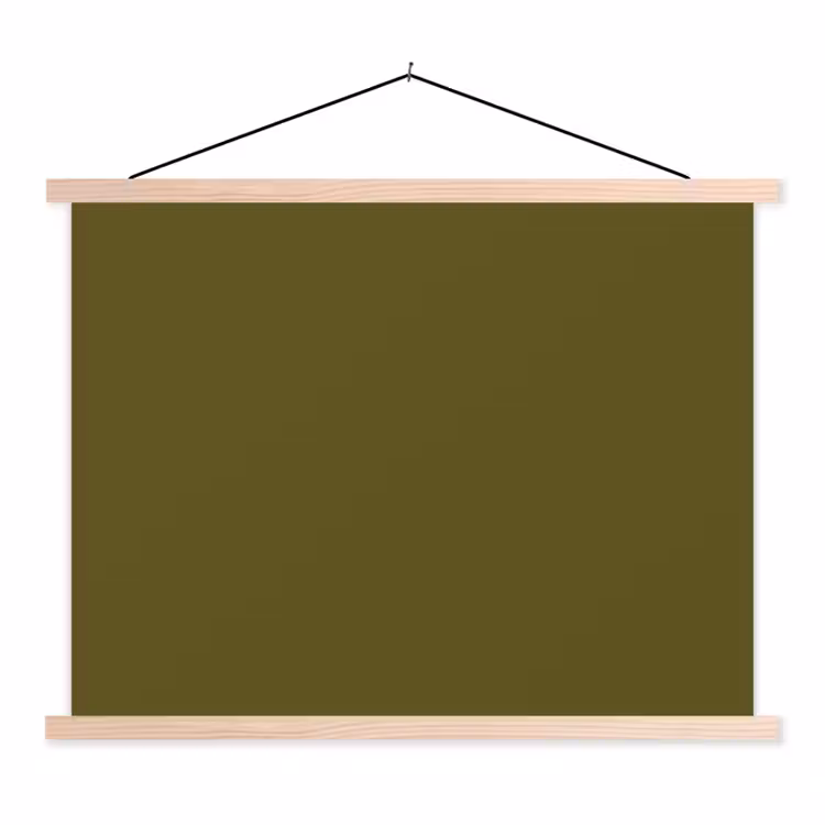 Schoolplaat - Dark - Olive - Groen — 1
