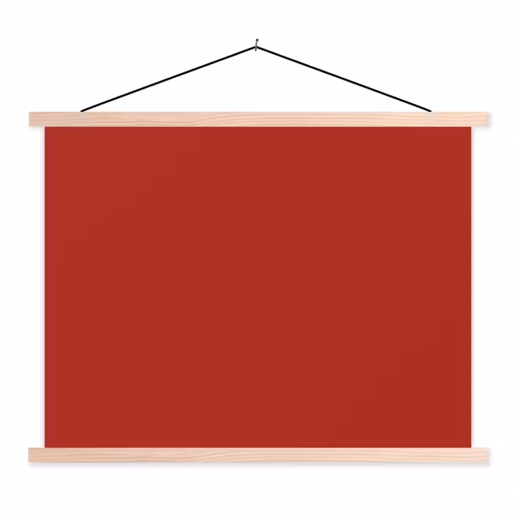 Schoolplaat - Deep - Crimson - Rood — 1