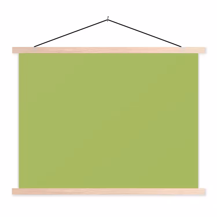 Schoolplaat - Lime - Glow - Groen — 1