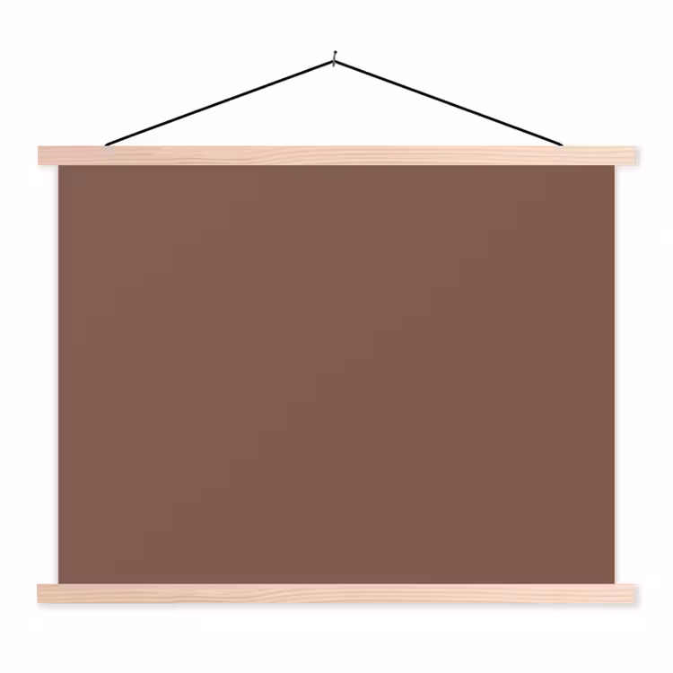 Schoolplaat - Muted - Chestnut - Bruin — 1