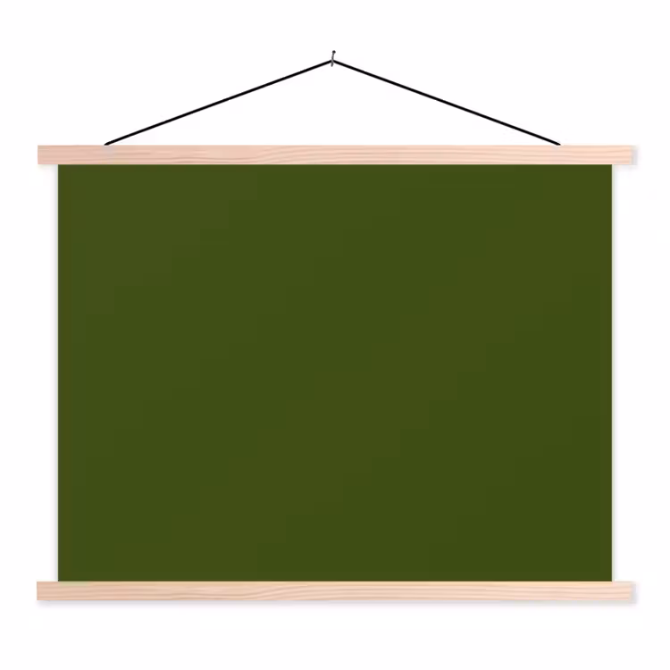 Schoolplaat - Olive - Drab - Groen — 1