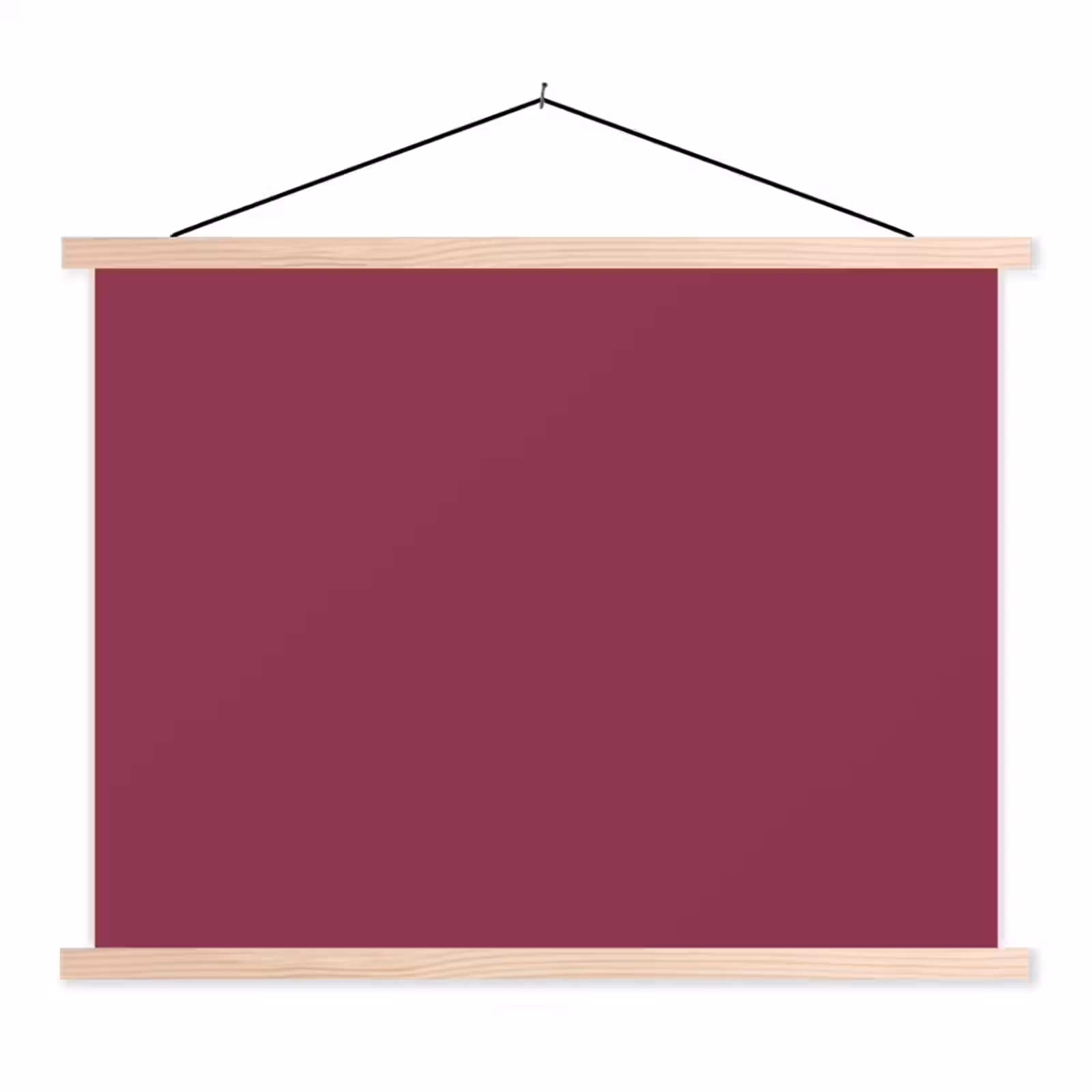 Schoolplaat - Deep - Rasberry - Rood — 1