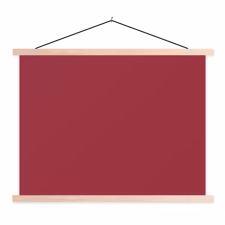 Schoolplaat - Antique - Ruby - Rood — 1