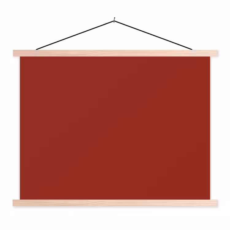 Schoolplaat - Burnt - Copper - Rood — 1
