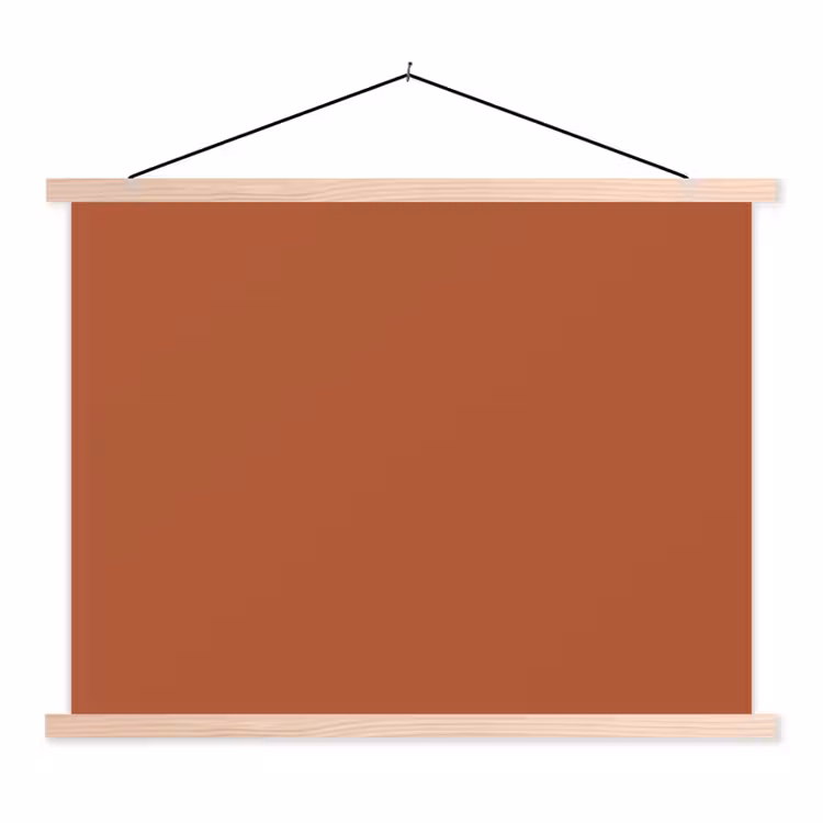 Schoolplaat - Burnt - Sienna - Oranje — 1
