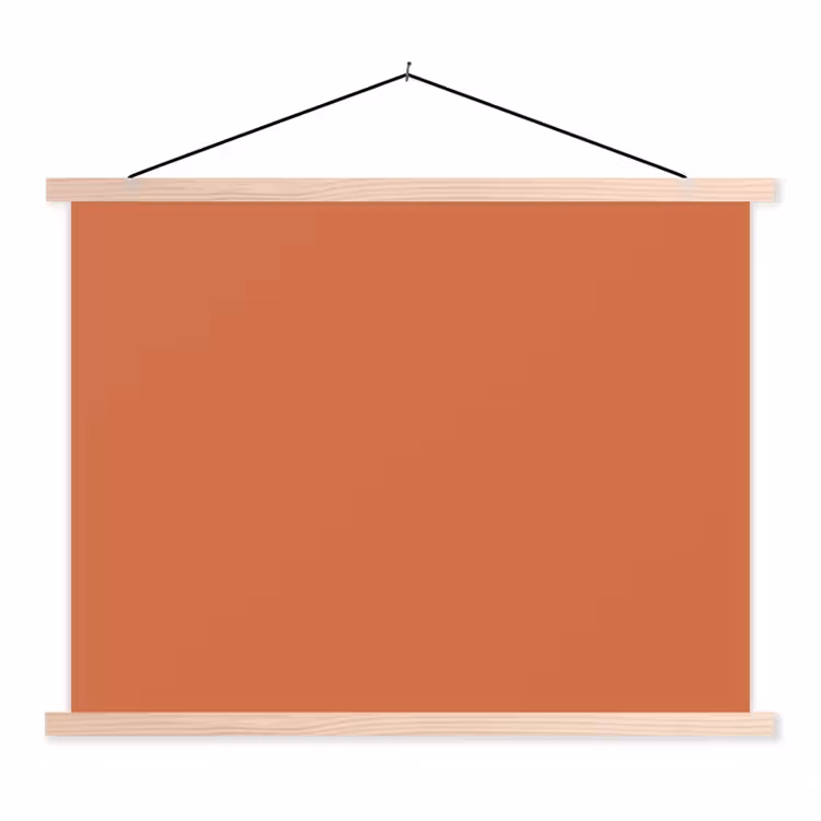 Schoolplaat - Classic - Terracotta - Oranje — 1
