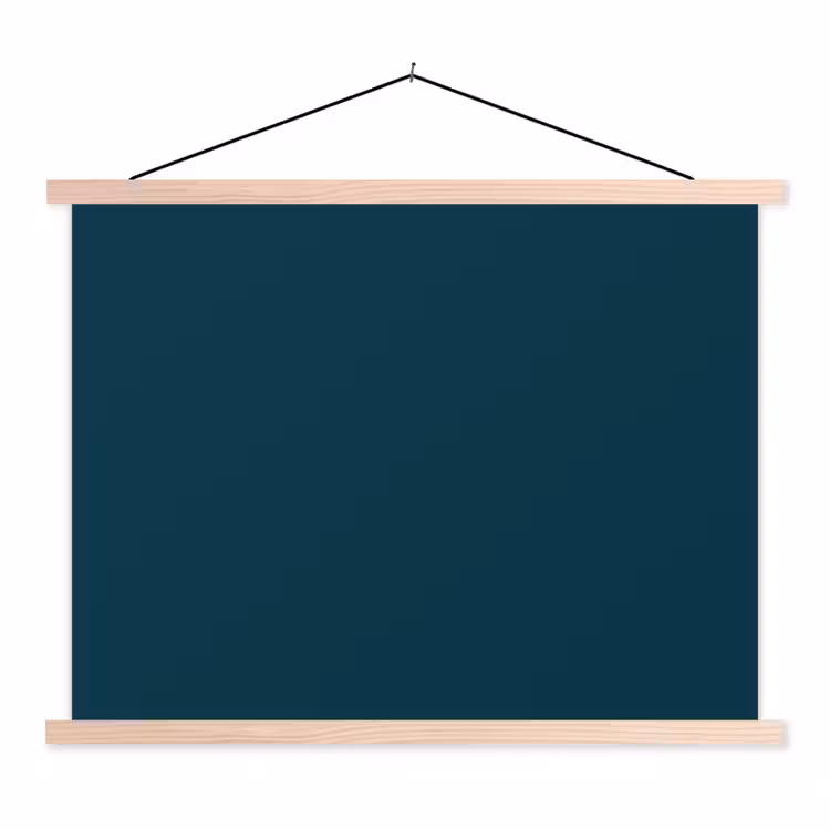 Schoolplaat - Dark - Indigo - Blauw — 1