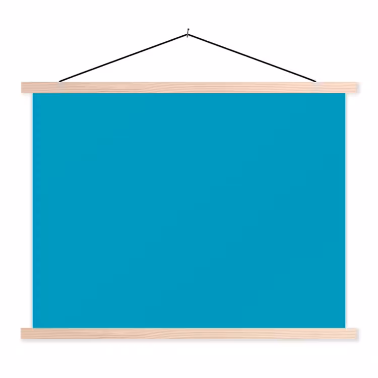 Schoolplaat - Deep - Turquoise - Turkoois — 1