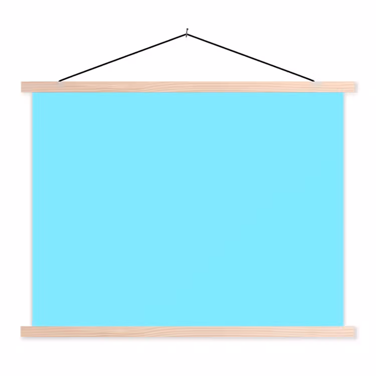Schoolplaat - Electric - Cyan - Blauw — 1