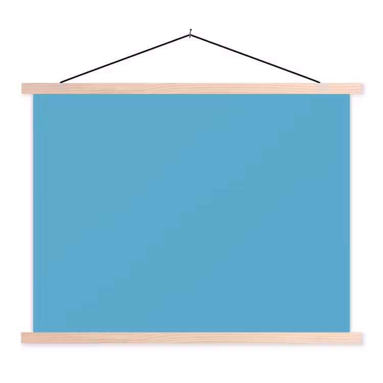 Schoolplaat - Ocean - Teal - Blauw — 1