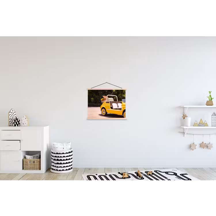 Schoolplaat - Auto - Picknick - Zomer - Geel — 3