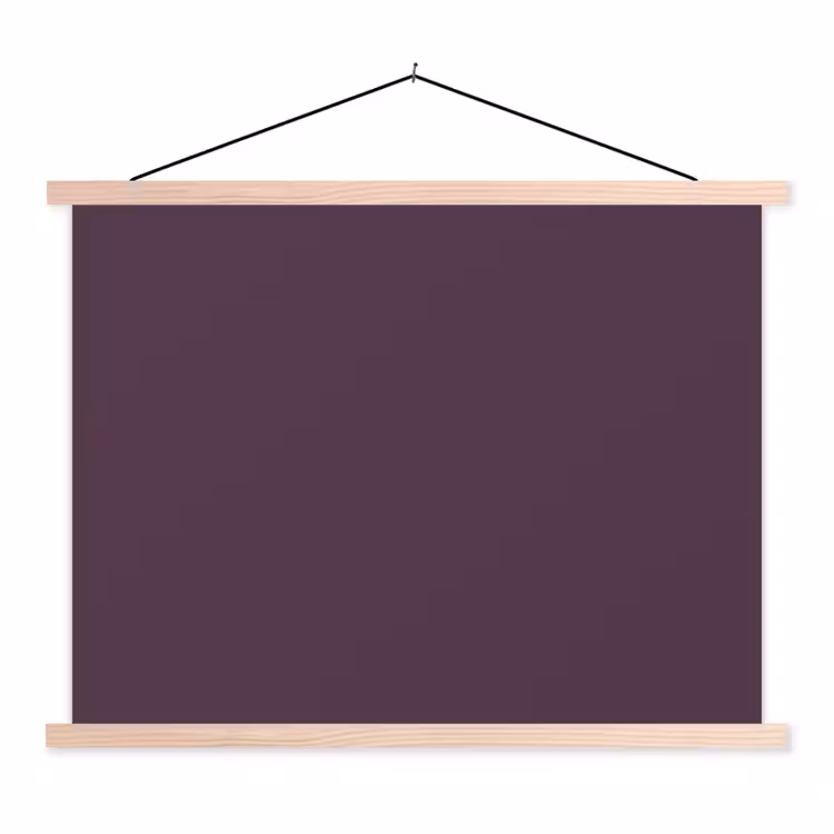 Schoolplaat - Midnight - Plum - Paars — 1