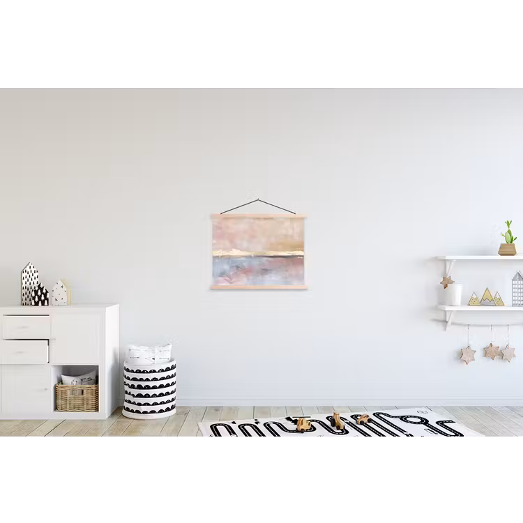 Schoolplaat - Abstract - Horizontaal - Kunst - Roze - Goud — 3