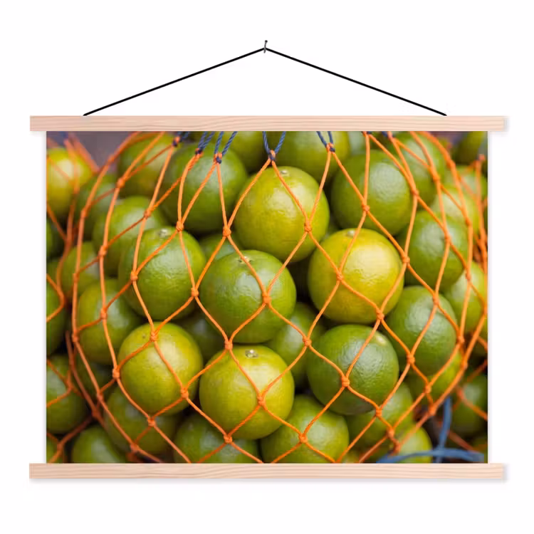 Schoolplaat - Eten - Net - Groen - Markt — 1