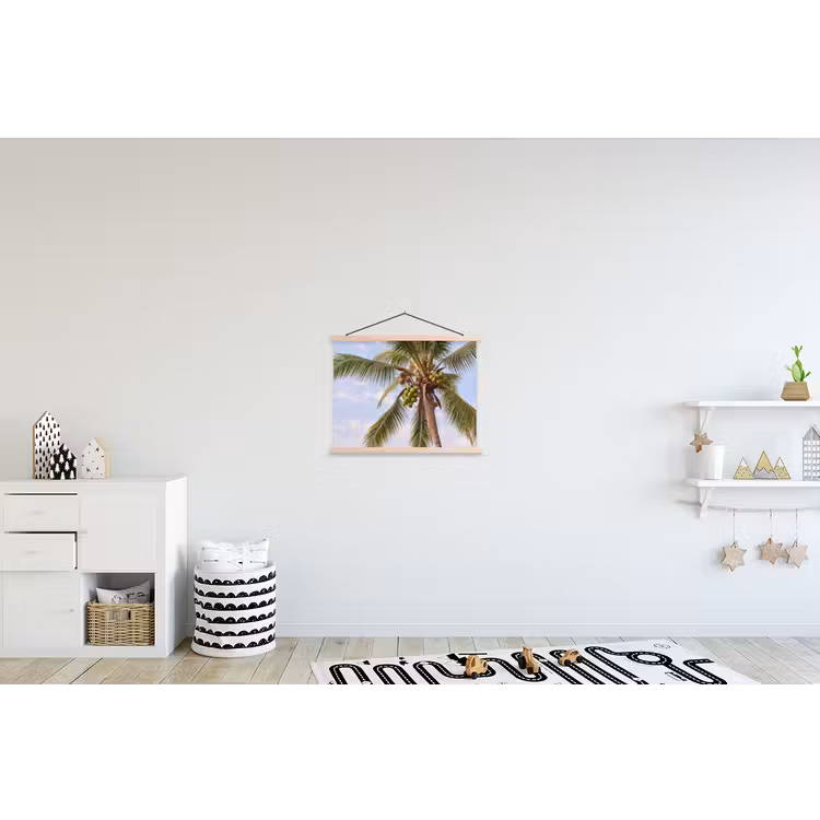 Schoolplaat - Kokosnoot - Boom - Tropisch - Natuur - Groen — 3