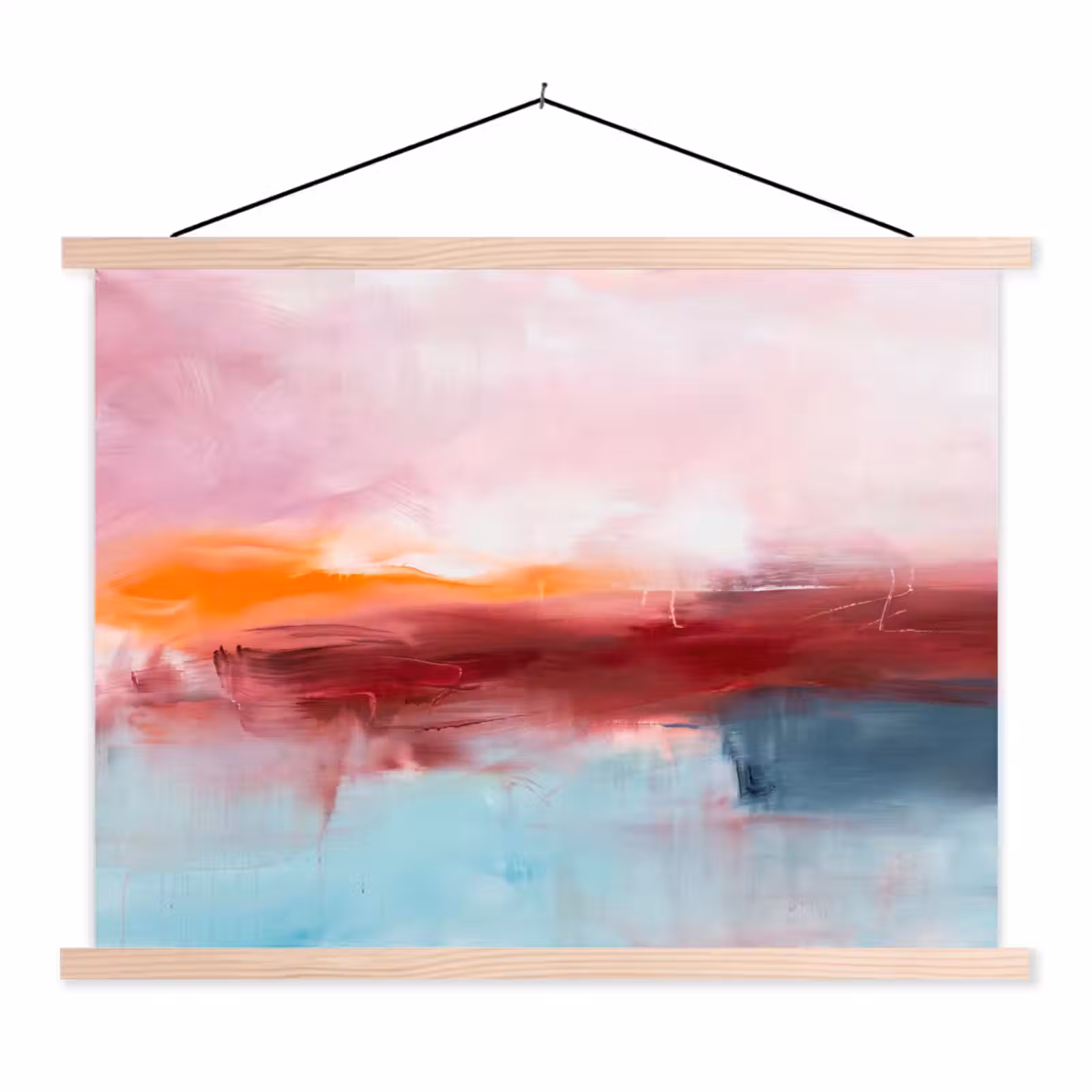Schoolplaat - Abstract - Kleuren - Modern - Kunst - Roze — 1