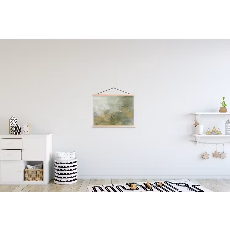 Schoolplaat - Abstract - Groen - Beige - Modern - Kunst — 3