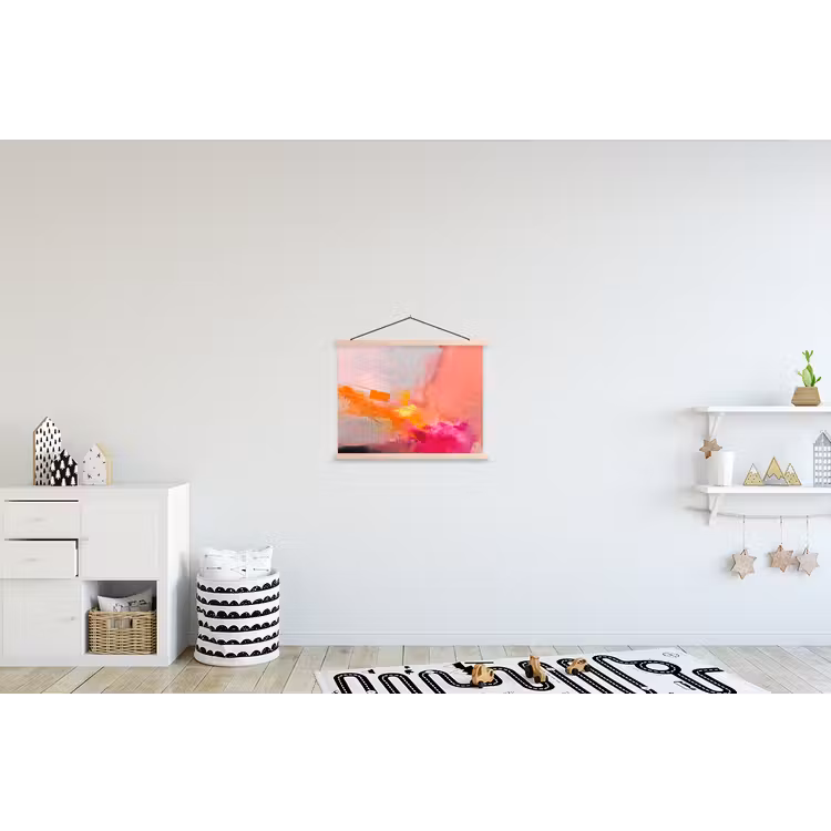 Schoolplaat - Abstract - Kleurrijk - Modern - Roze — 3