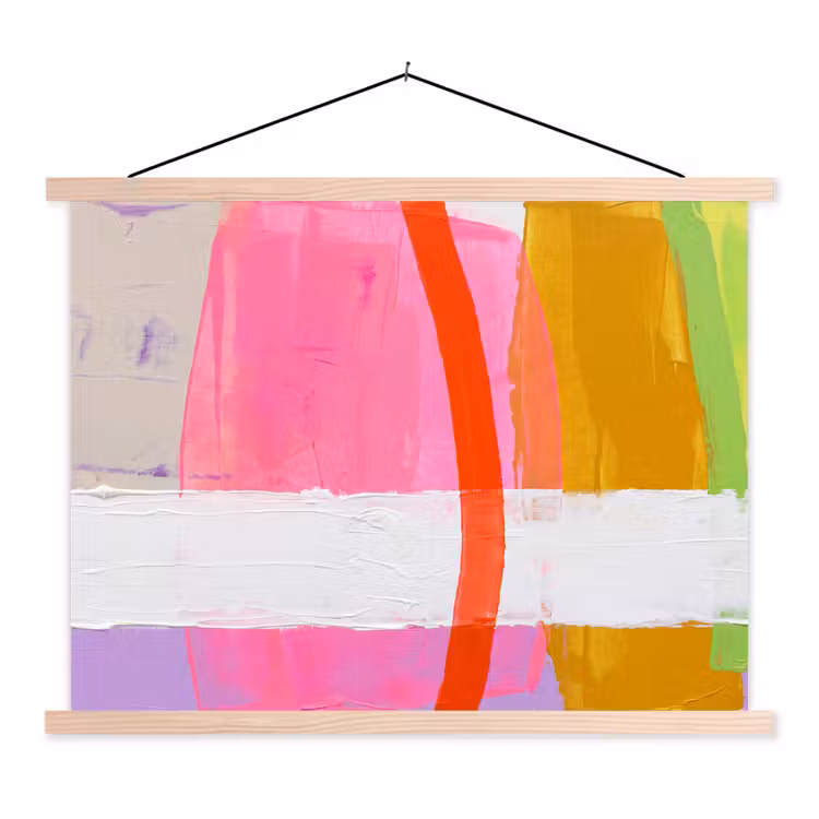 Schoolplaat - Abstract - Kleurrijk - Vormen - Modern - Kunst — 1