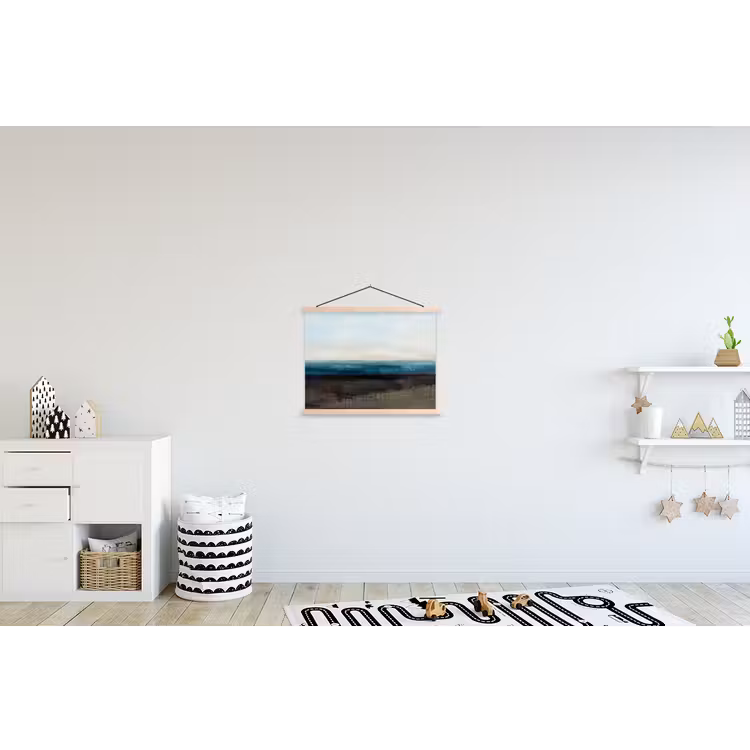Schoolplaat - Abstract - Landschap - Horizon - Blauw - Modern — 3