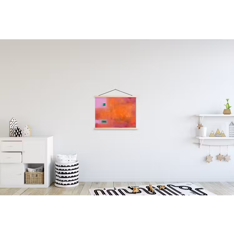 Schoolplaat - Abstract - Vlakken - Kunst - Modern - Oranje — 3
