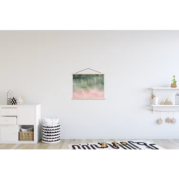 Schoolplaat - Kunst - Abstract - Modern - Groen - Roze — 3