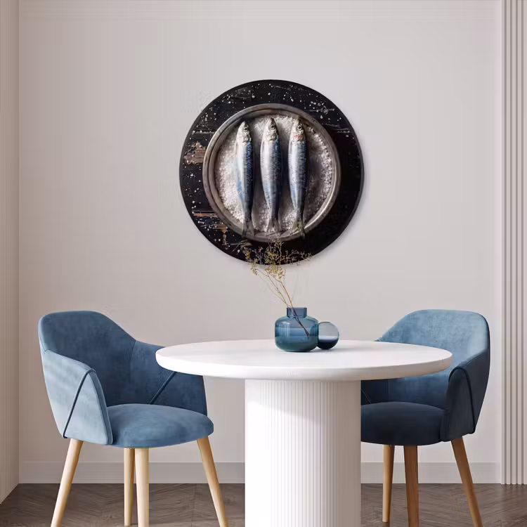 Ronde fotolijst - Vis - Zout - Eten — 3