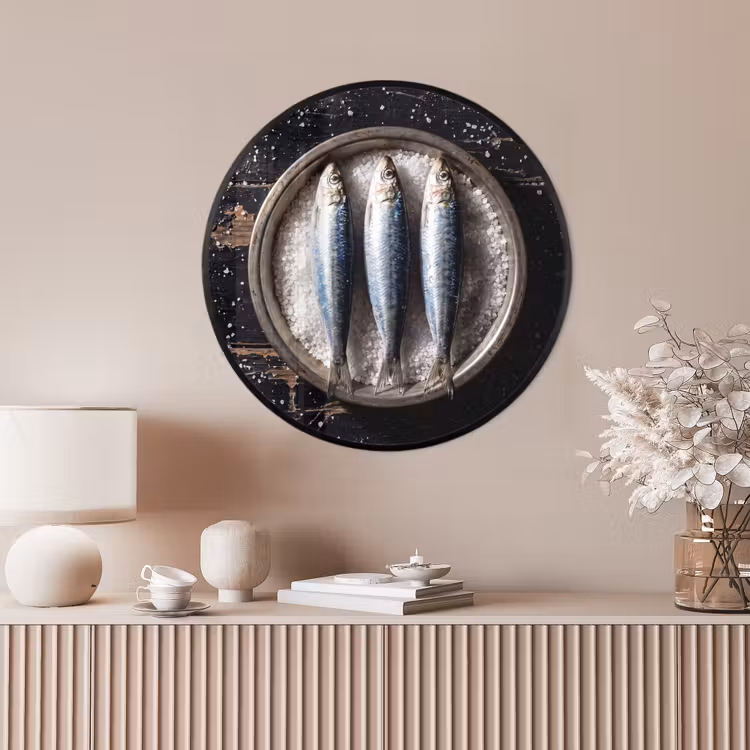 Ronde fotolijst - Vis - Zout - Eten — 4