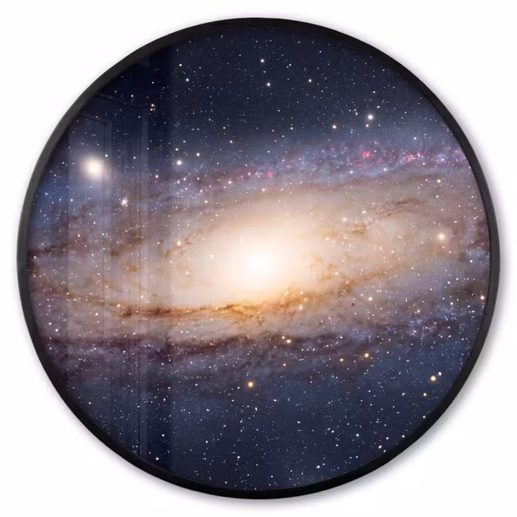 Ronde fotolijst - Sterrenstelsel - Ruimte - Kosmos — 1
