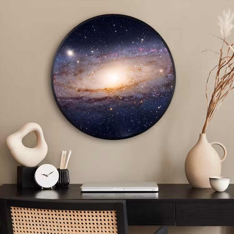 Ronde fotolijst - Sterrenstelsel - Ruimte - Kosmos — 2